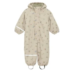 Combinaison de pluie enfant doublée polaire - CeLaVi - White Pepper
