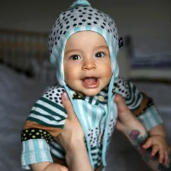 Combinaison en laine pour bébé Moomin Mysig - Reima - Cool Green