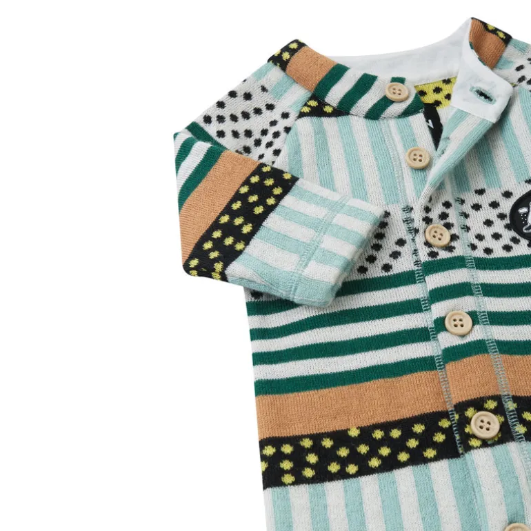Combinaison en laine pour bébé Moomin Mysig - Reima - Cool Green