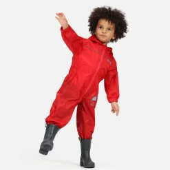 Combinaison pluie enfant - Puddle de Regatta - Rouge