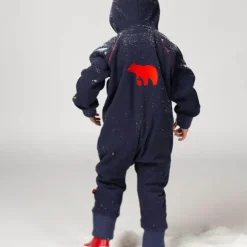 Combinaison polaire bébé - Ducksday - Dark Blue / Red