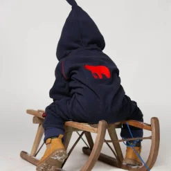 Combinaison polaire bébé - Ducksday - Dark Blue / Red