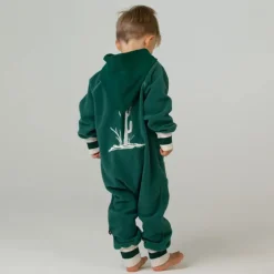 Combinaison polaire bébé - Ducksday - Dark Green / Ecru