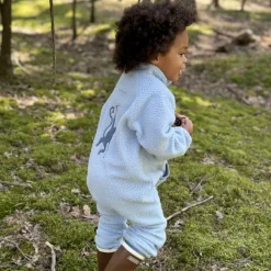 Combinaison polaire bébé - Ducksday - Light Blue