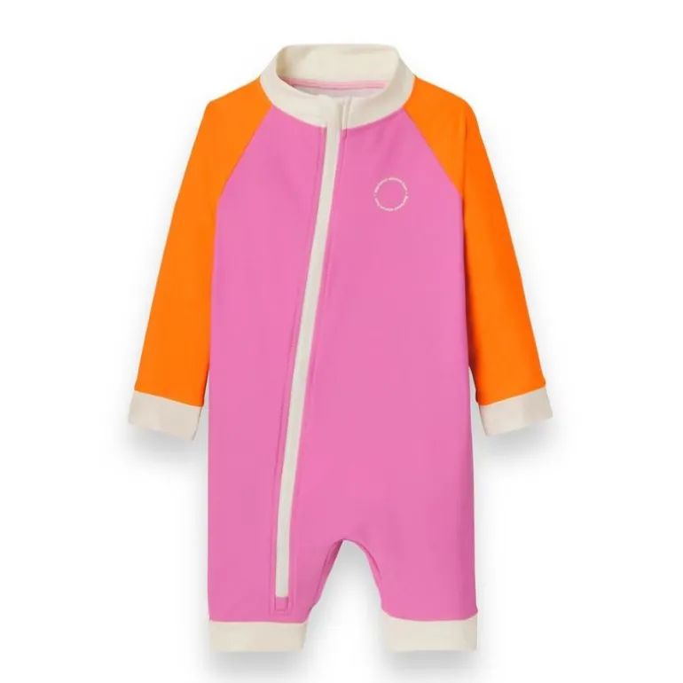 Combinaison short anti-UV enfant - KietLa - Rose rouge