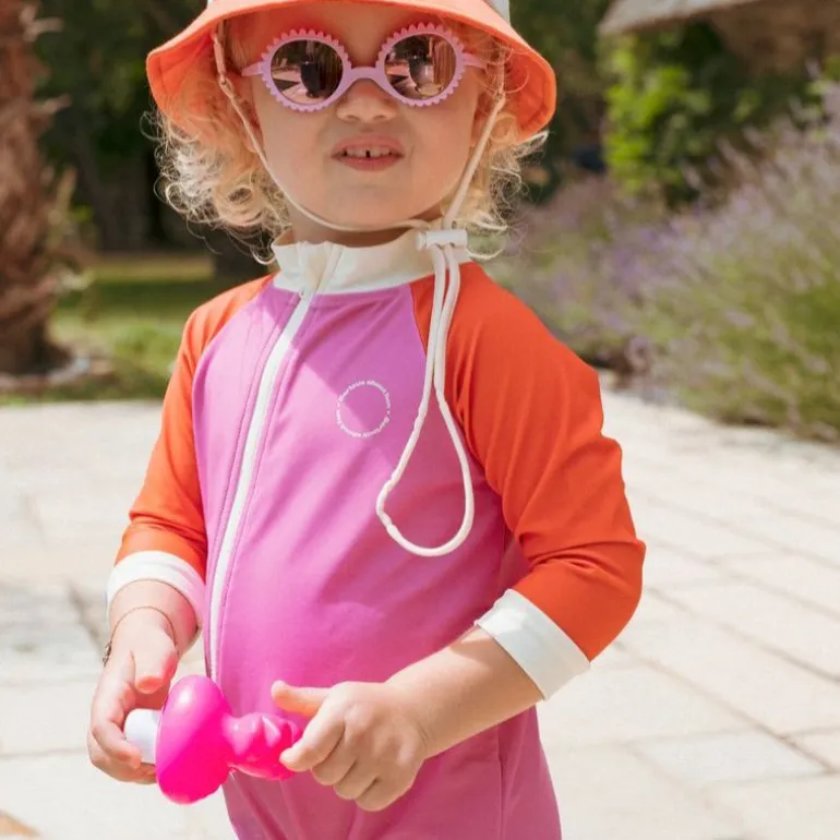 Combinaison short anti-UV enfant - KietLa - Rose rouge
