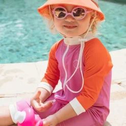 Combinaison short anti-UV enfant - KietLa - Rose rouge
