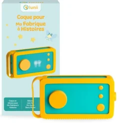 Coque pour boite à histoire Lunii - Jaune