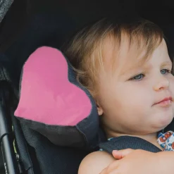 Coussin voiture enfant Téodor - Petits Cadors - Fraise