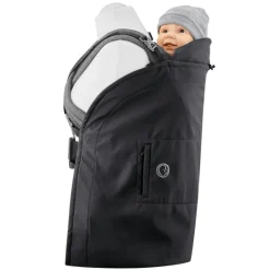 Couverture de portage Mamalila imperméable et softshell - Noir