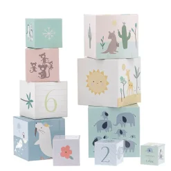 Cubes gigognes Vilac - Animaux du monde
