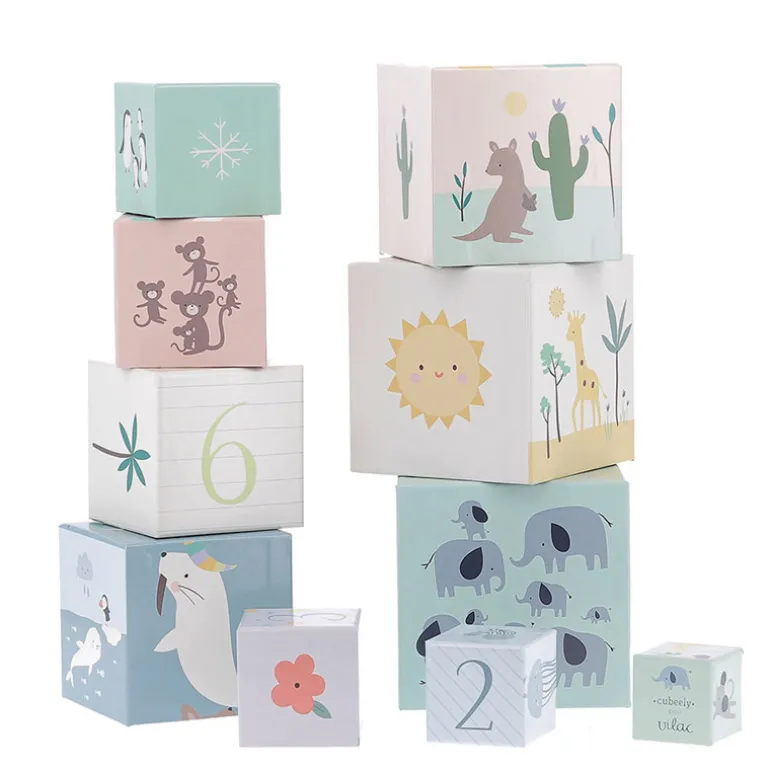 Cubes gigognes Vilac - Animaux du monde
