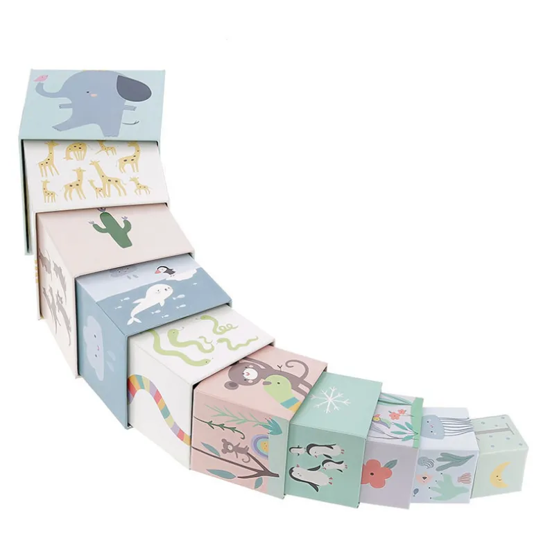 Cubes gigognes Vilac - Animaux du monde