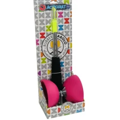 Diabolo enfant avec baguette en aluminium - Rose