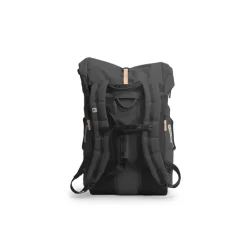 Duffle Mini Smögen 30L à 45L - MeroMero - Gris Anthracite / Cuir Beige