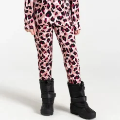 Ensemble sous-vêtements technique enfant Pow II - Dare 2B - Rose léopard
