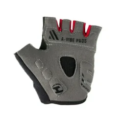 Gants courts vélo enfant - Haven - Rouge/Noir