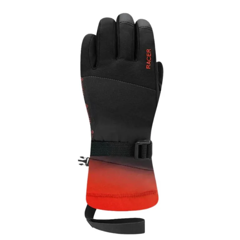 Gants de ski enfant Gore Tex - Racer - Giga 6 - Black / Red