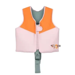 Gilet de natation Lassig - Illusion rose pâle/orange