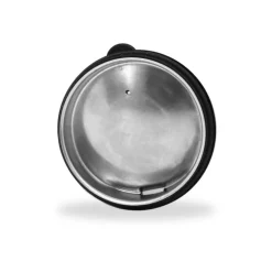 Gobelet inox isotherme avec couvercle - Qwetch - Inox brossé