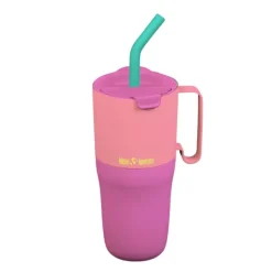 Gobelet isotherme avec paille - Rise Tumbler - Klean Kanteen - Pink Lemonade Kaleidoscope