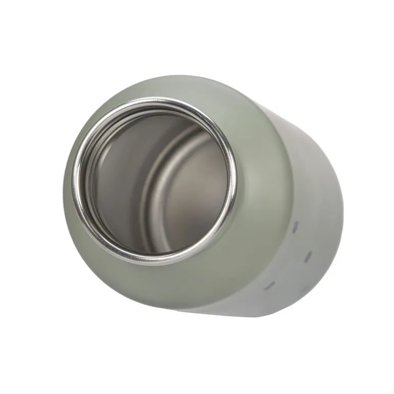 Gourde enfant inox 2 bouchons 500ml - Lassig - Happy Prints / Olive