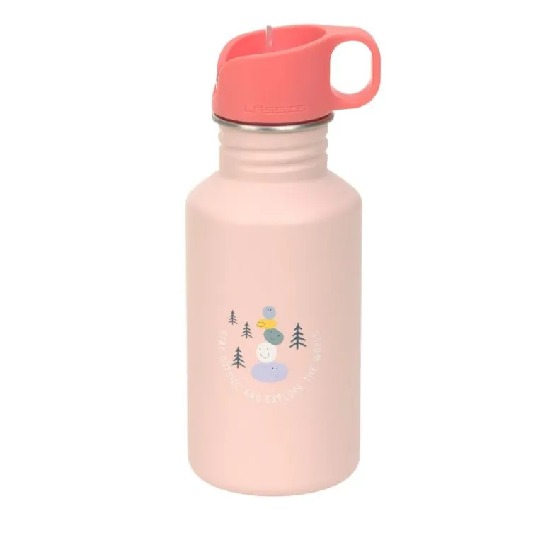 Gourde enfant inox - Lassig - Sunny Explorer - Rose