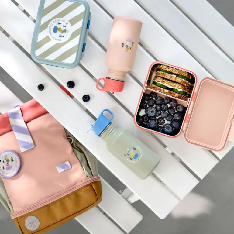 Gourde enfant inox - Lassig - Sunny Explorer - Rose