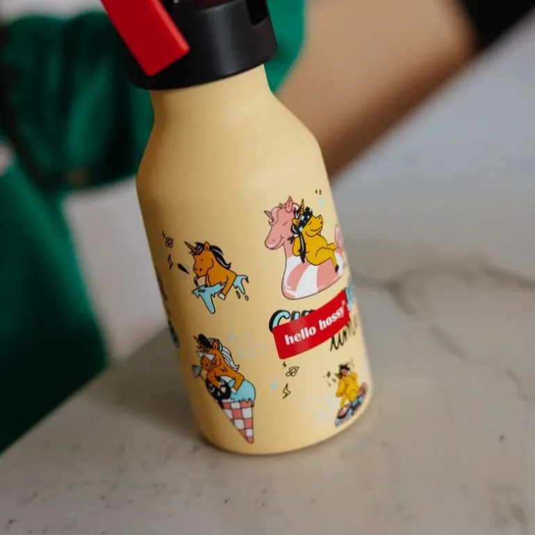 Gourde Hello Hossy - Isotherme 350 ml - Unicorn