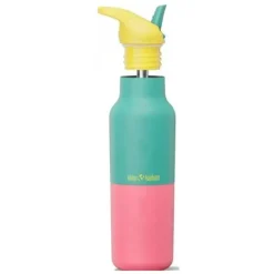 Gourde isotherme en inox recyclé 473 ml - Klean Kanteen - Turquoise Kaleidoscope