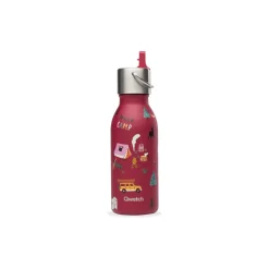 Gourde Qwetch inox isotherme - 350ml - Yosemite - Grenat