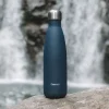 Gourde Qwetch - Inox isotherme - 500ml - Granite Bleu
