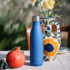 Gourde Qwetch inox isotherme - 260ml - Bleu Majorelle