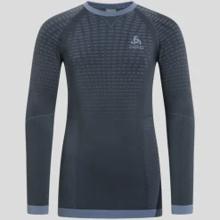 Haut thermique enfant - Performance Warm kids - Odlo - India Ink / Folkstone Gray