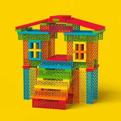Hello Box Rainbow Mix 100 briques - Bioblo