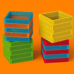 Hello Box Rainbow Mix 100 briques - Bioblo