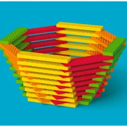 Hello Box Rainbow Mix 100 briques - Bioblo