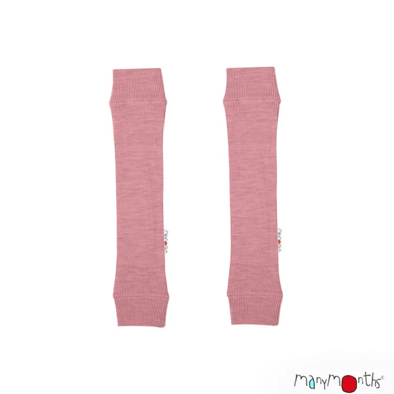 Jambières bébé de portage en laine Manymonths - West Wing Rose