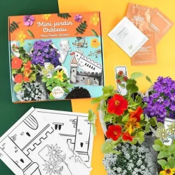 Jardin miniature enfants châteaux DIY - Radis et Capucine