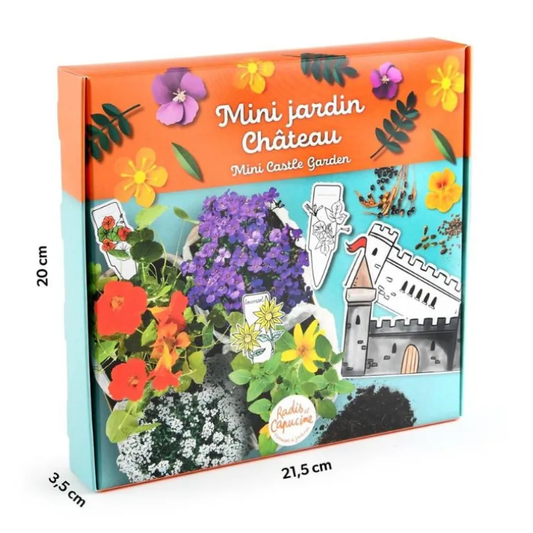 Jardin miniature enfants châteaux DIY - Radis et Capucine