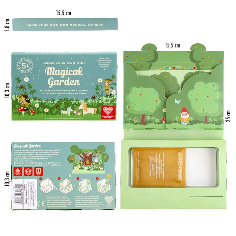 Jardin pop-up Jardin Magique - Radis et Capucine