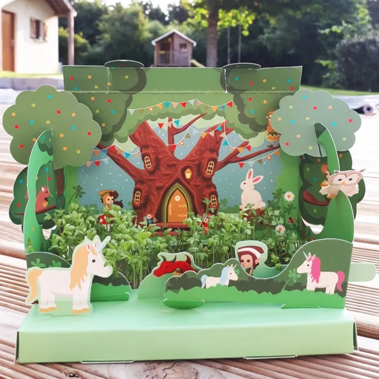 Jardin pop-up Jardin Magique - Radis et Capucine