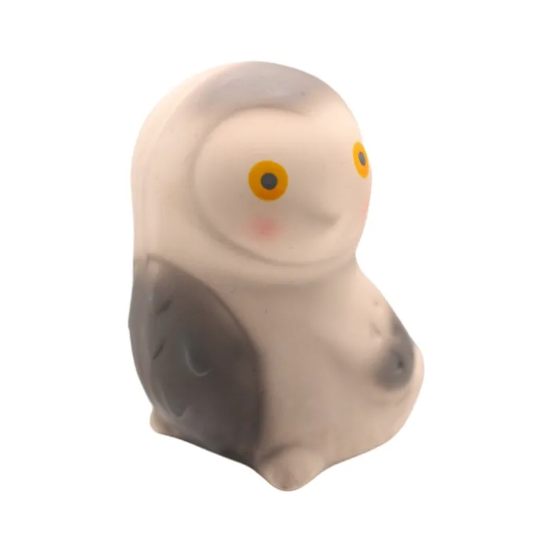 Jouet en caoutchouc naturel -Tikiri - Hibou des neiges