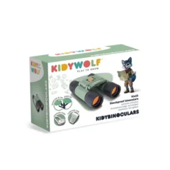 Jumelles enfant Kidybinocular - grossissement x10 - Kidywolf - Vert