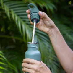 Kid Kanteen 350 ml en Inox - bouchon sport à rabat - Leaping Unicorns