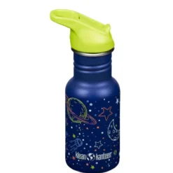 Kid Kanteen 350 ml en Inox - bouchon sport à rabat - Milky Way