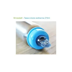 Kit Biberon-gourde évolutif Isotherme Organic Kidz