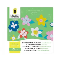 Kit Créatif couronne de fleurs - Pirouette Cacahouète