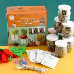 Kit créatif en groupe Mr Patate - Radis et Capucine