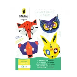 Kit Créatif Masques de la forêt - Pirouette Cacahouète